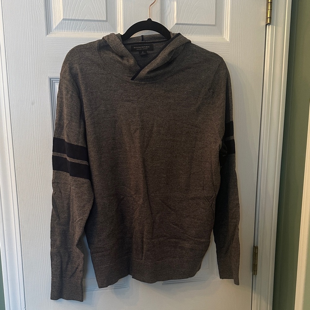 Banana Republic Organic Cotton Gray Hoodie